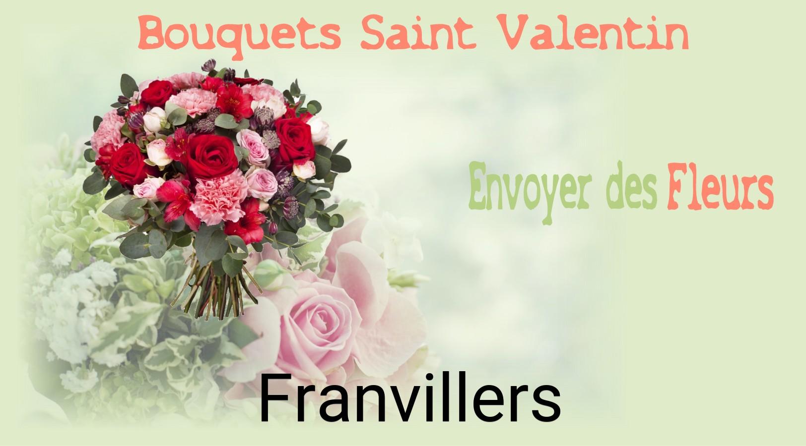 Roses de Saint-Valentin livrées à Franvillers